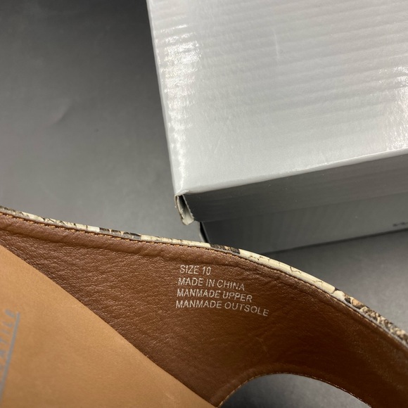 Volatile Justify Natural Multi Python Wedge Sandals - Picture 6 of 7